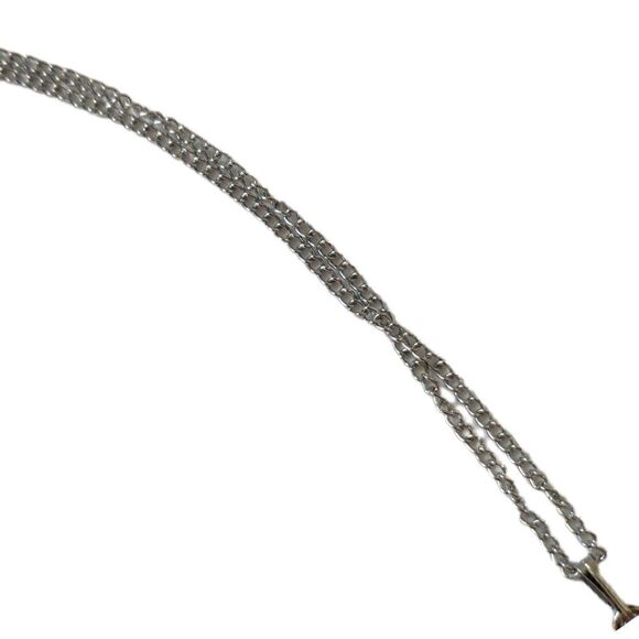 Vtg Abalone Gecko Pendant Necklace Lizard Reptile Silver Tone Shell 18" Chain - Picture 13 of 16